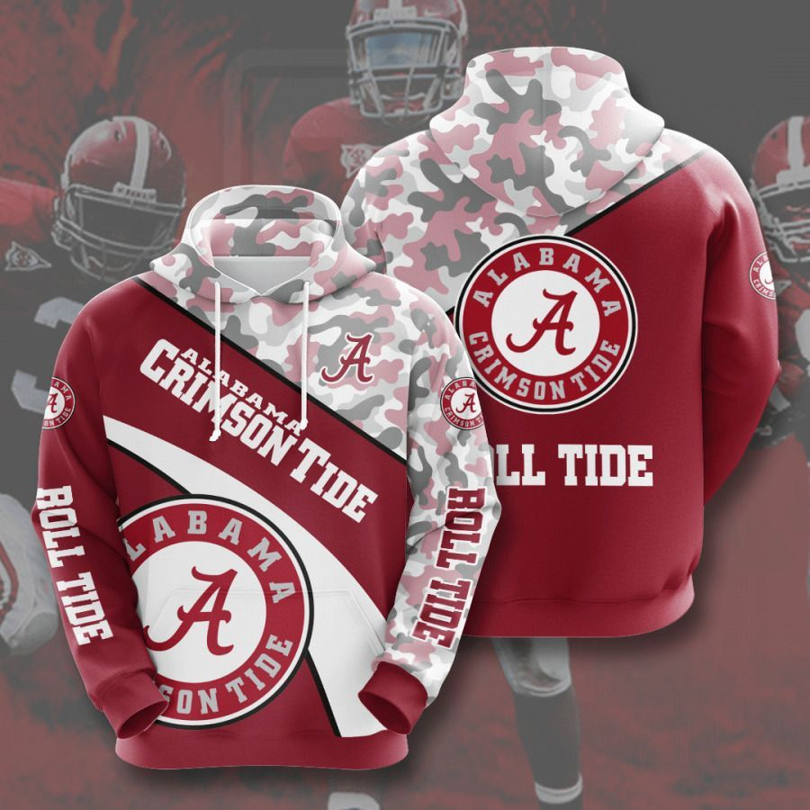 Ncaa- Alabama Crimson Tide 3D All Over Print Hoodie, Zip Hoodie