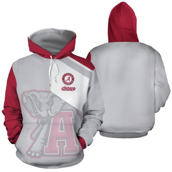 Ncaa- Alabama Crimson Tide 3D All Over Print Hoodie, Zip Hoodie