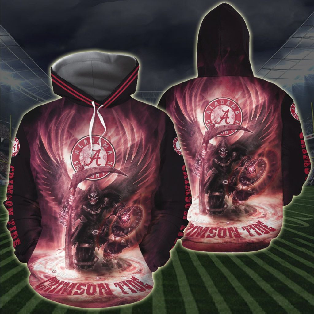 Ncaa- Alabama Crimson Tide 3D All Over Print Hoodie, Zip Hoodie