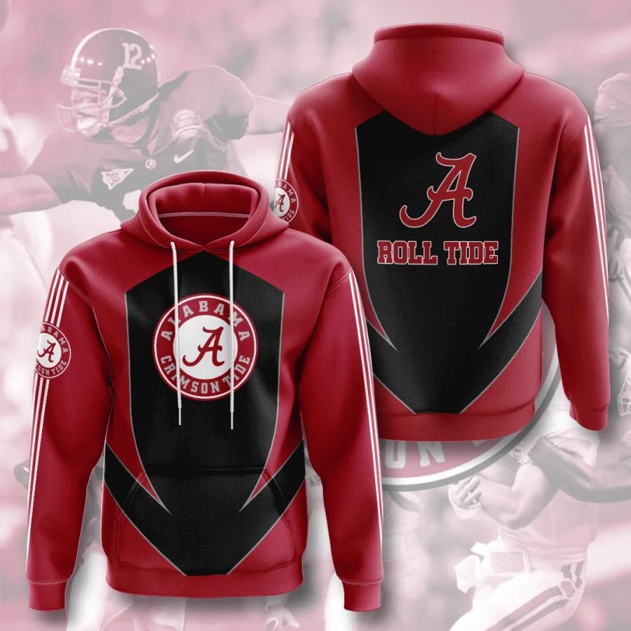 Ncaa- Alabama Crimson Tide 3D All Over Print Hoodie, Zip Hoodie