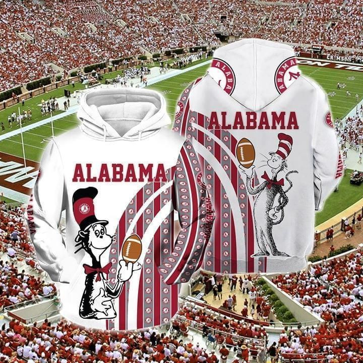 Ncaa- Alabama Crimson Tide 3D All Over Print Hoodie, Zip Hoodie