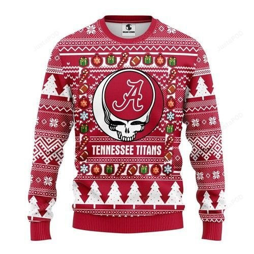 Ncaa Alabama Crimson Tide Ugly Christmas Sweater Adult 3D Funny Matching for family