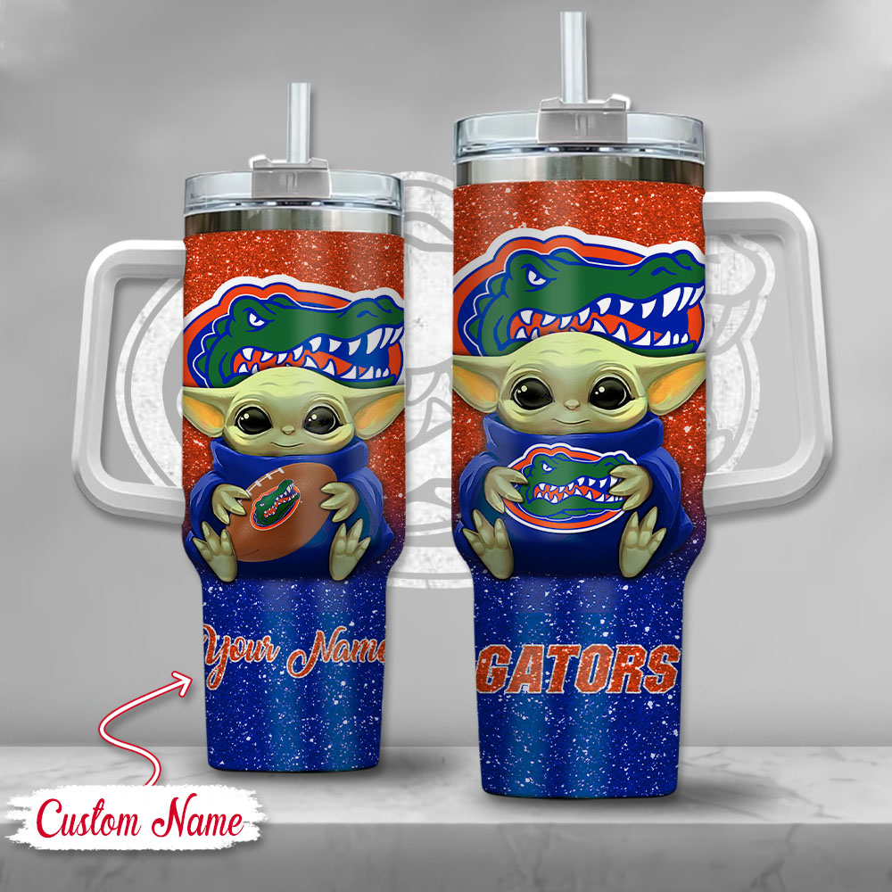 NCAA Florida Gators Baby Yoda Custom Stanley Cup 40 oz 30 oz Tumbler With HandleTVC2301137