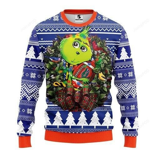 Ncaa Florida Gators Grinch Hug Ugly Christmas Sweater Adult 3D Funny Matching for family
