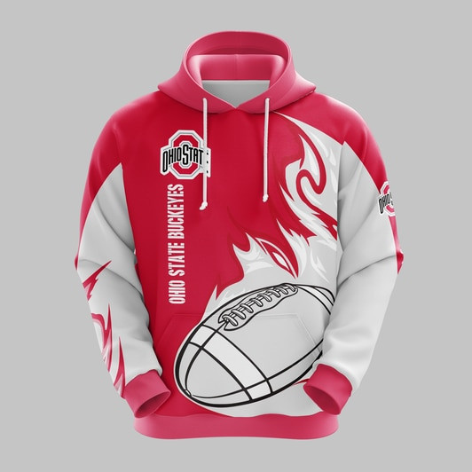 Ncaa Ohio State Buckeyes 3D All Over Print Hoodie, Zip Hoodie