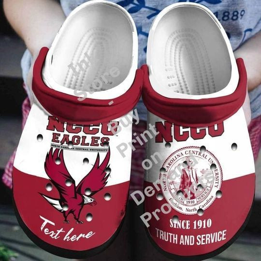 Nccu Eagles Since 1910 Truth And Service Crocs Crocband Shoes Clogs Custom Name For Men Women And Kids