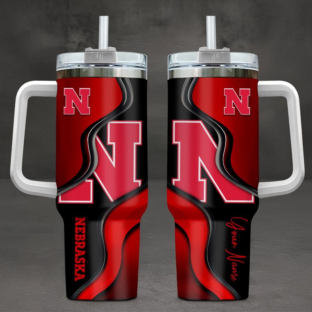 Nebraska Cornhuskers NCAA Custom Stanley Cup 40 oz 30 oz Tumbler With HandleTVC2301106