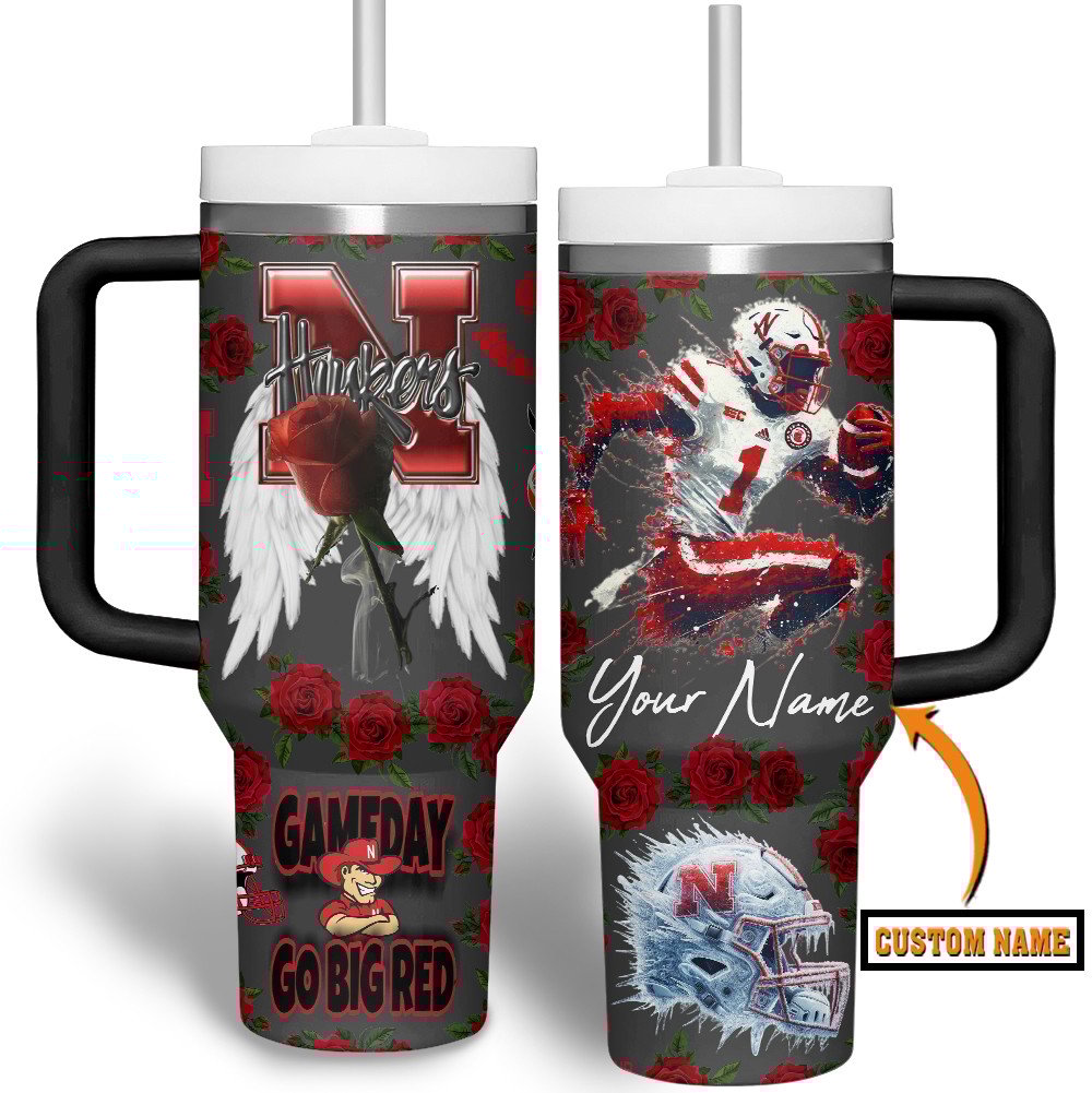 Nebraska Cornhuskers NCAA Custom Stanley Cup 40 oz 30 oz Tumbler With HandleTVC2301510