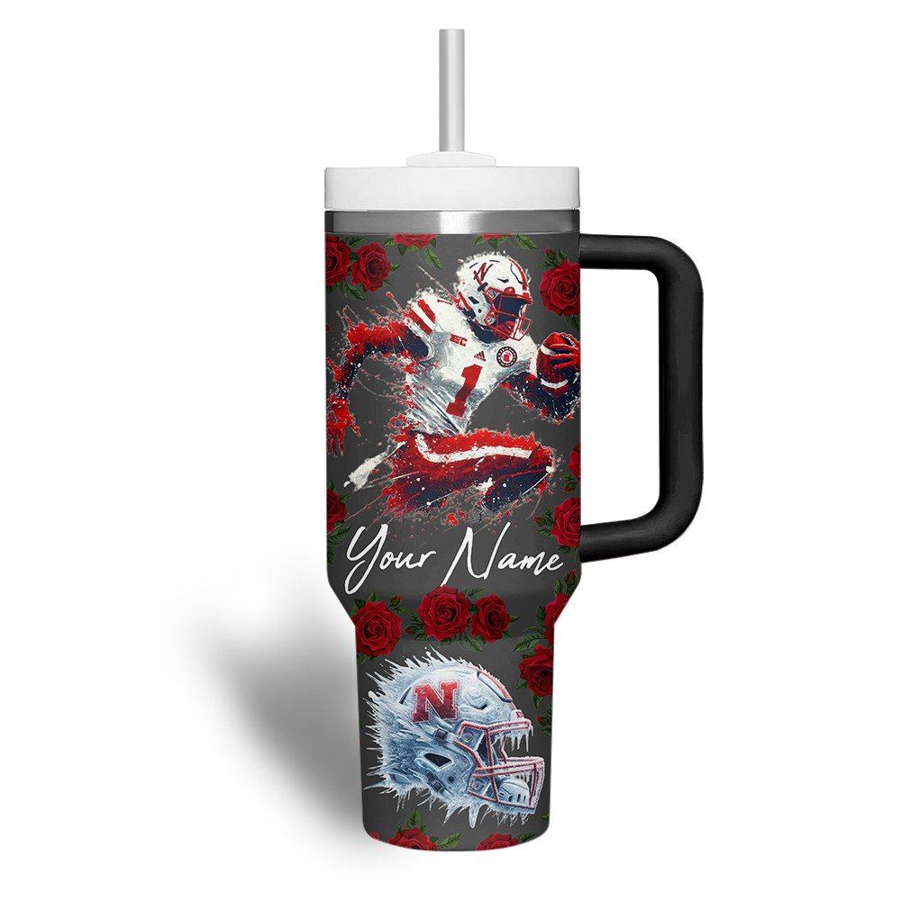 Nebraska Cornhuskers NCAA Custom Stanley Cup 40 oz 30 oz Tumbler With HandleTVC2301510 - Image 3