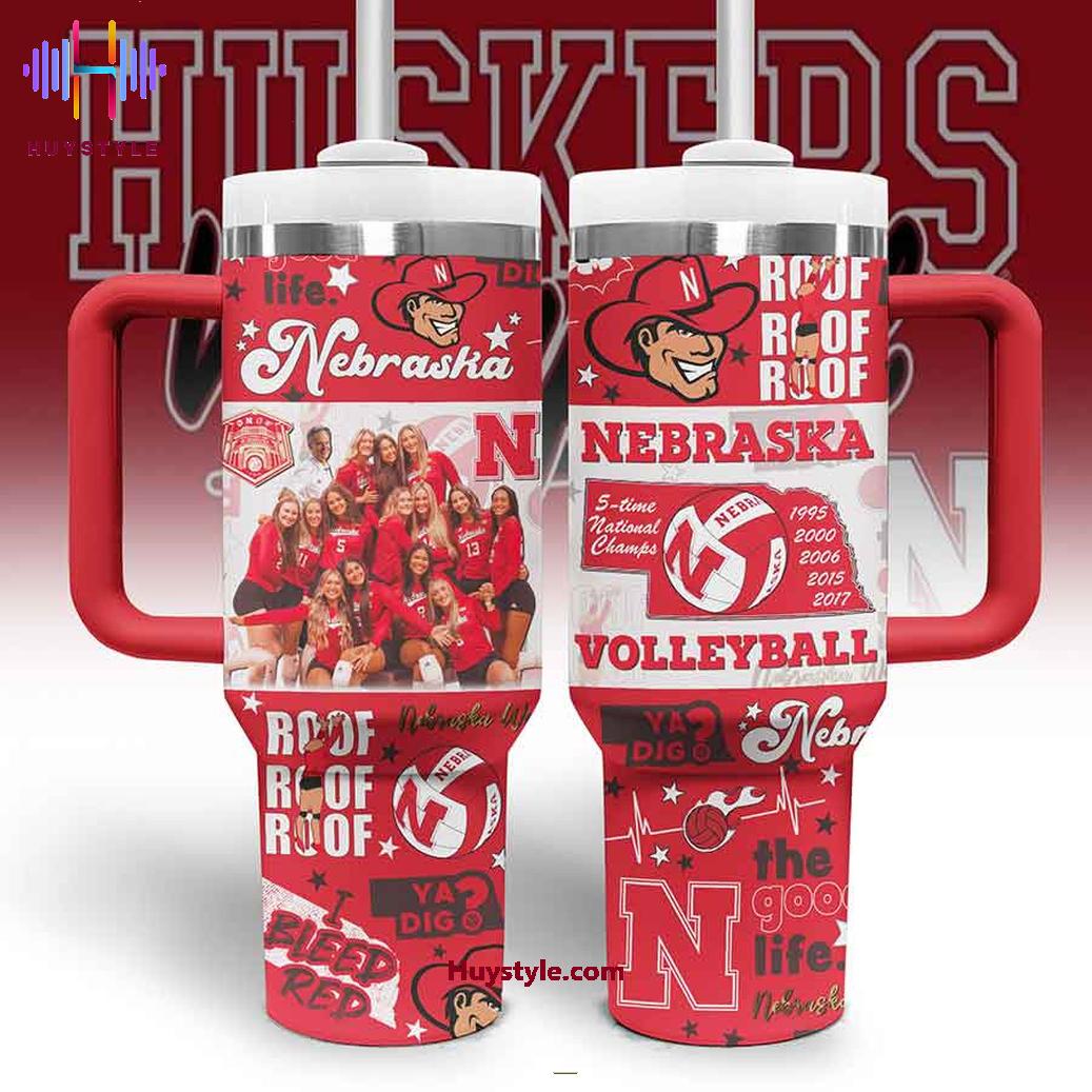 Nebraska Cornhuskers NCAA Custom Stanley Cup 40 oz 30 oz Tumbler With HandleTVC2301703