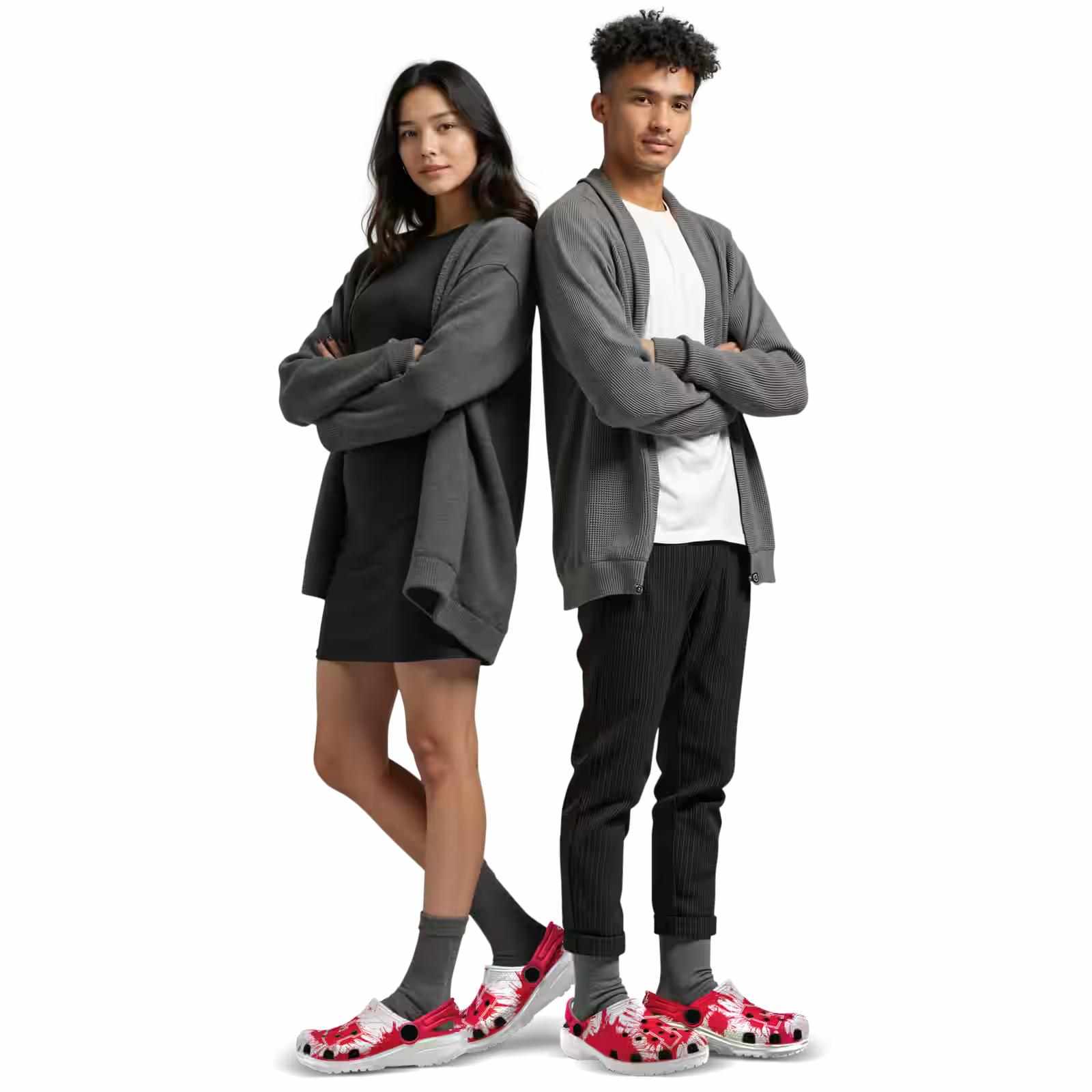 Nebraska Cornhuskers Splatter Graphics ClogTVC1801175 - Image 7