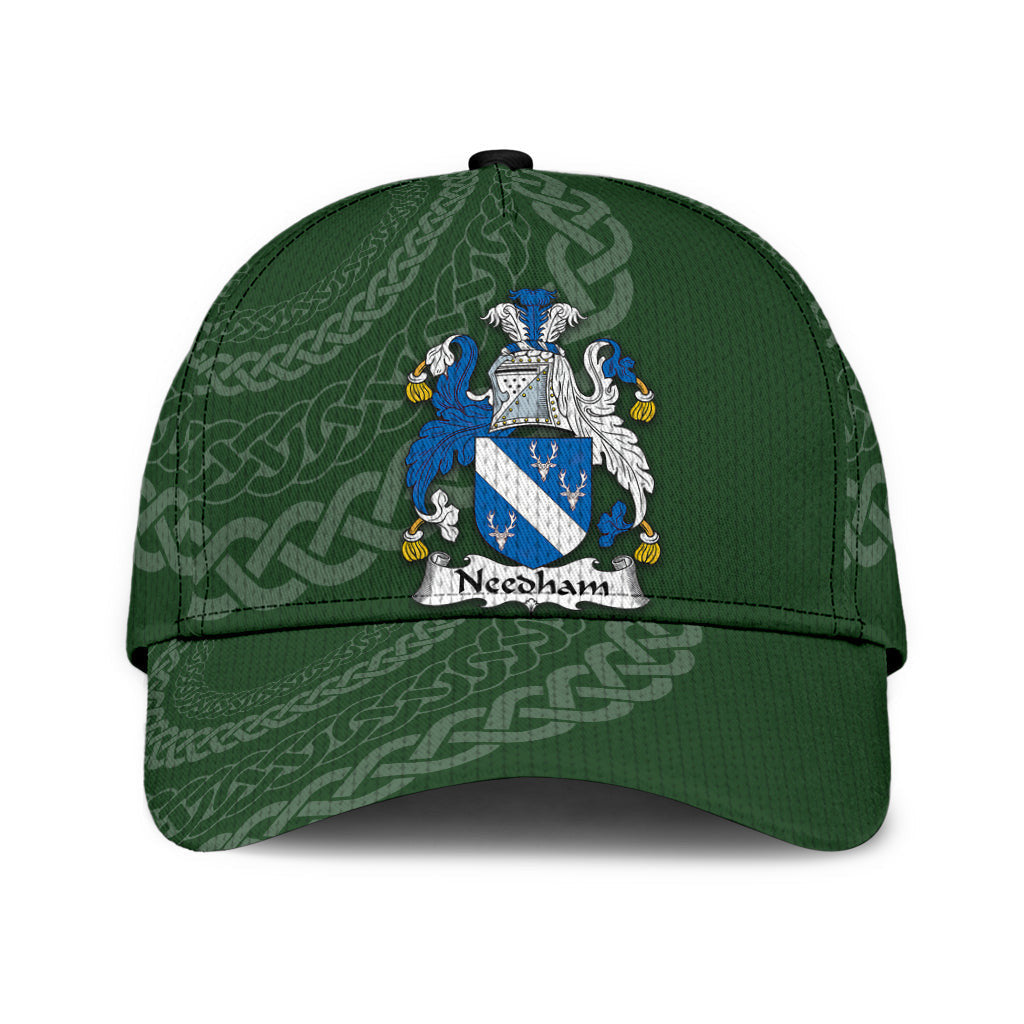 Needham Coat Of Arms - Irish Family Crest St Patrick's Day Hat Classic Cap Trucker Hats Custom Hats Gifts For Men & Women