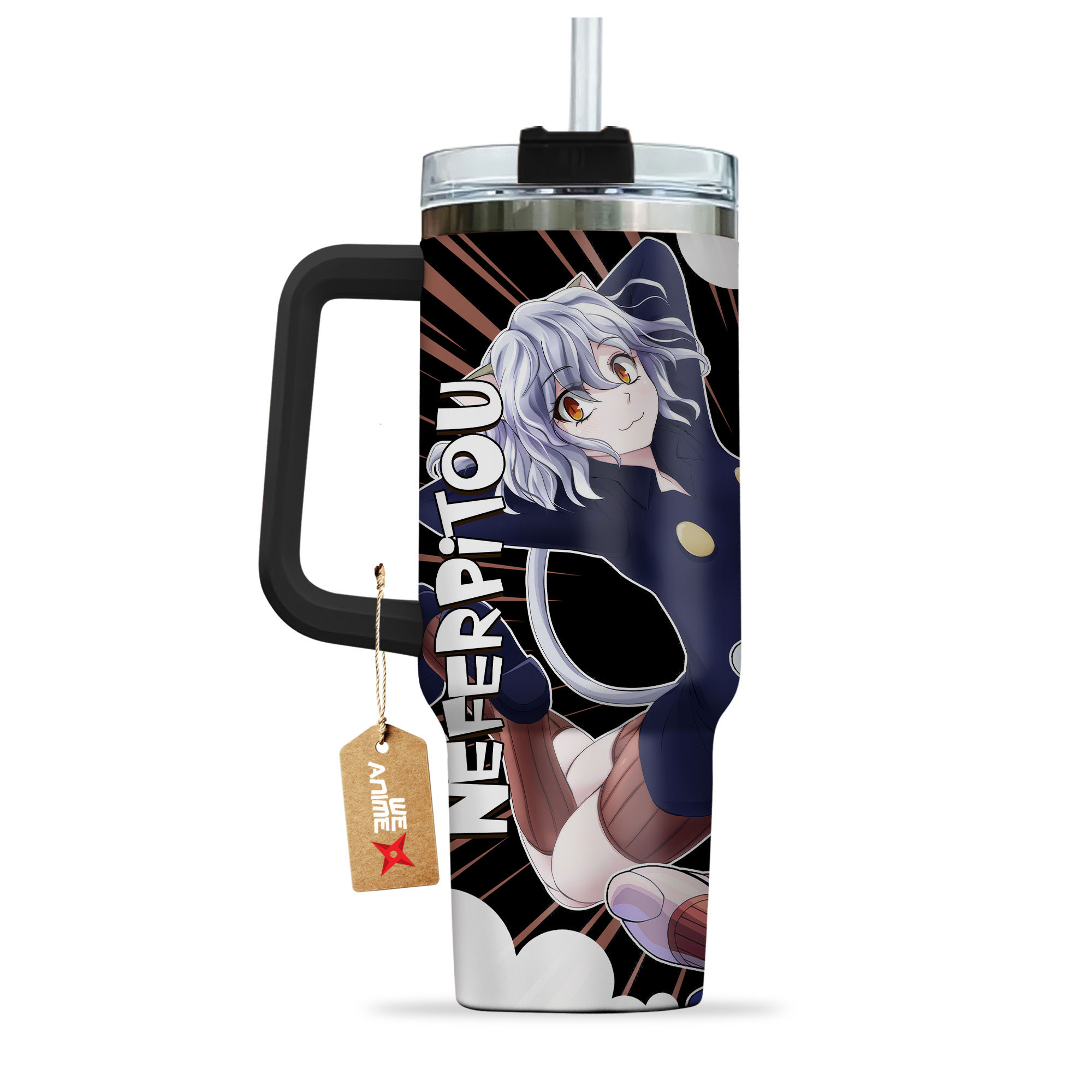 Neferpitou Hunter x Hunter Anime Custom Stanley Cup 40 oz 30 oz Tumbler With HandleTVC2301153 - Image 4
