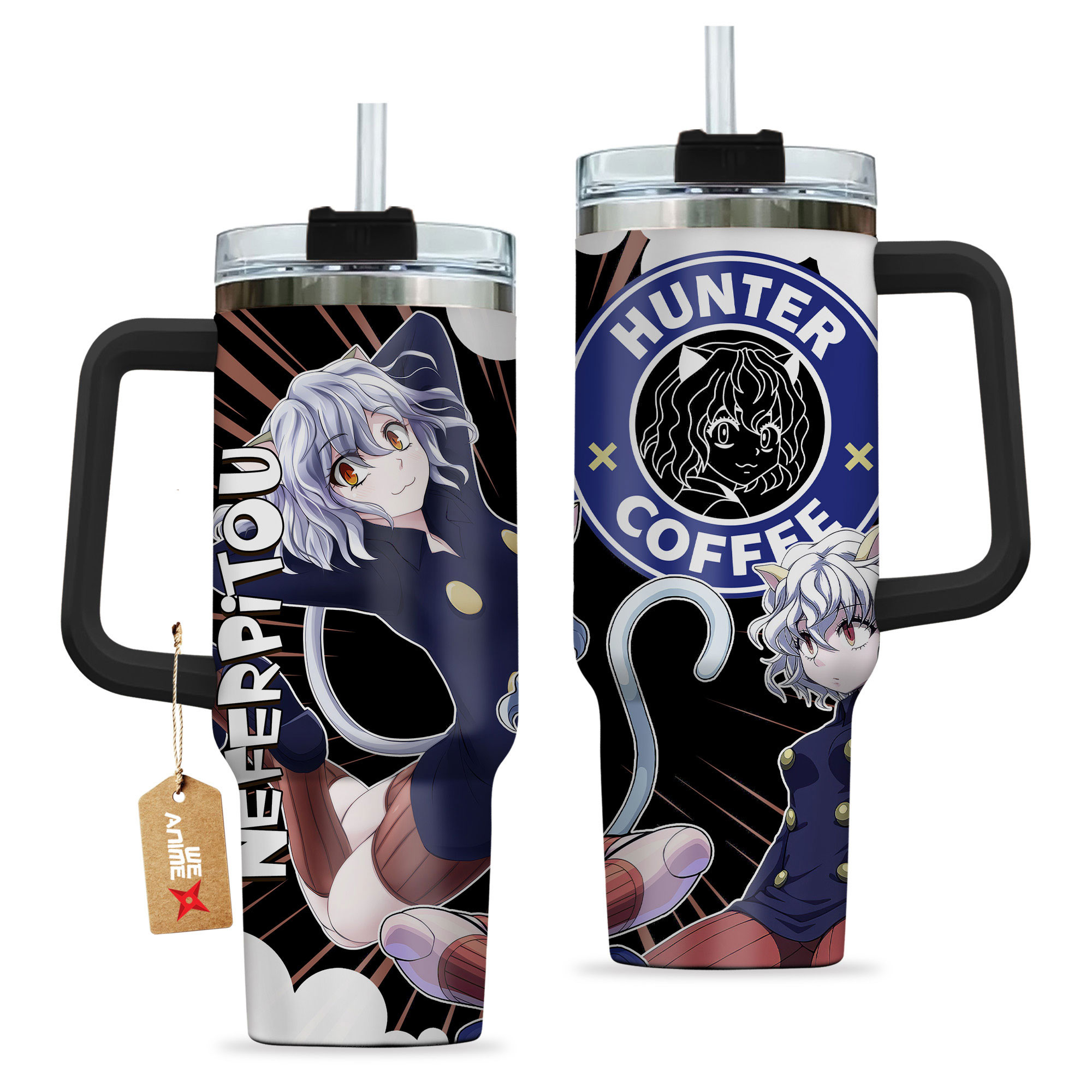 Neferpitou Hunter x Hunter Anime Custom Stanley Cup 40 oz 30 oz Tumbler With HandleTVC2301153 - Image 2