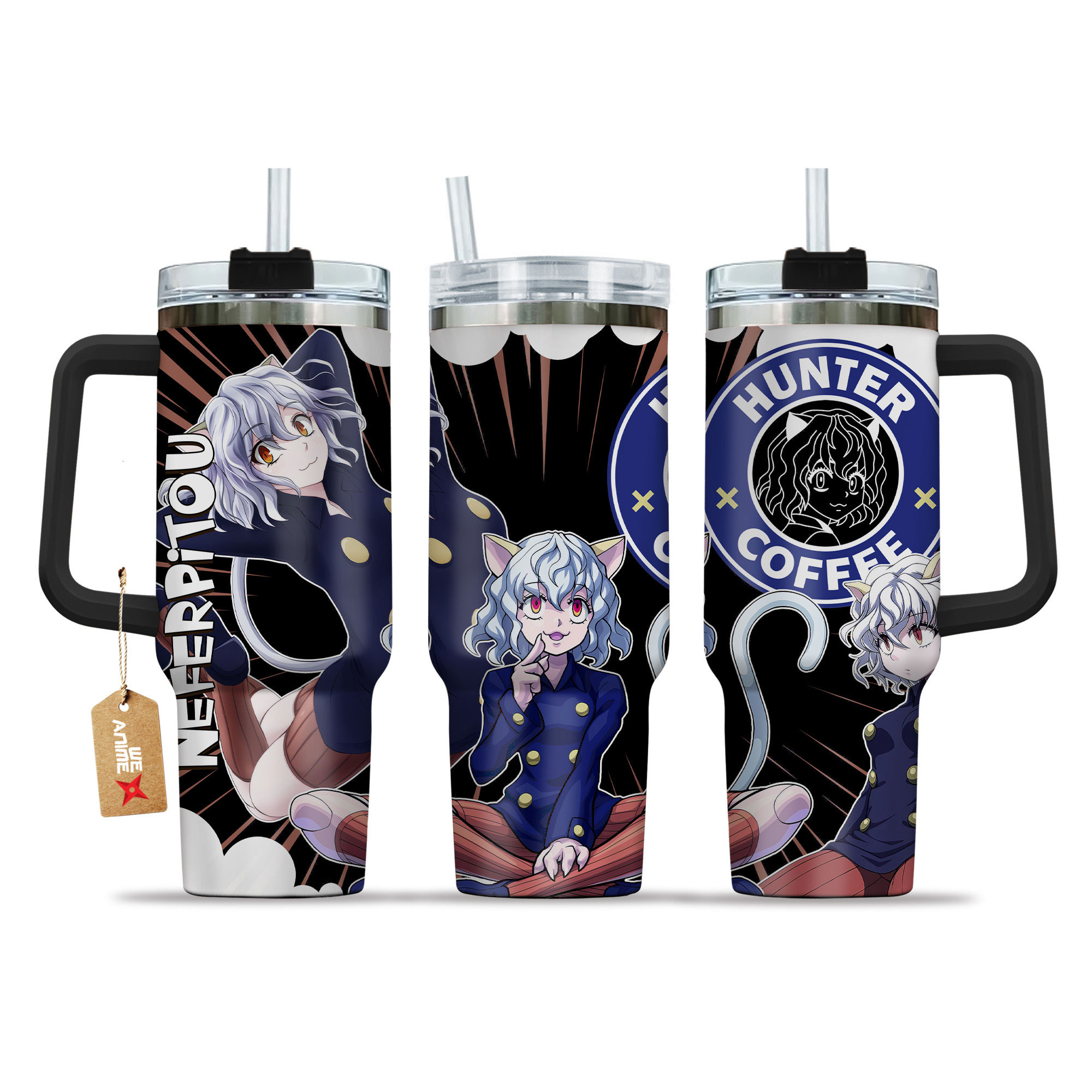 Neferpitou Hunter x Hunter Anime Custom Stanley Cup 40 oz 30 oz Tumbler With HandleTVC2301153