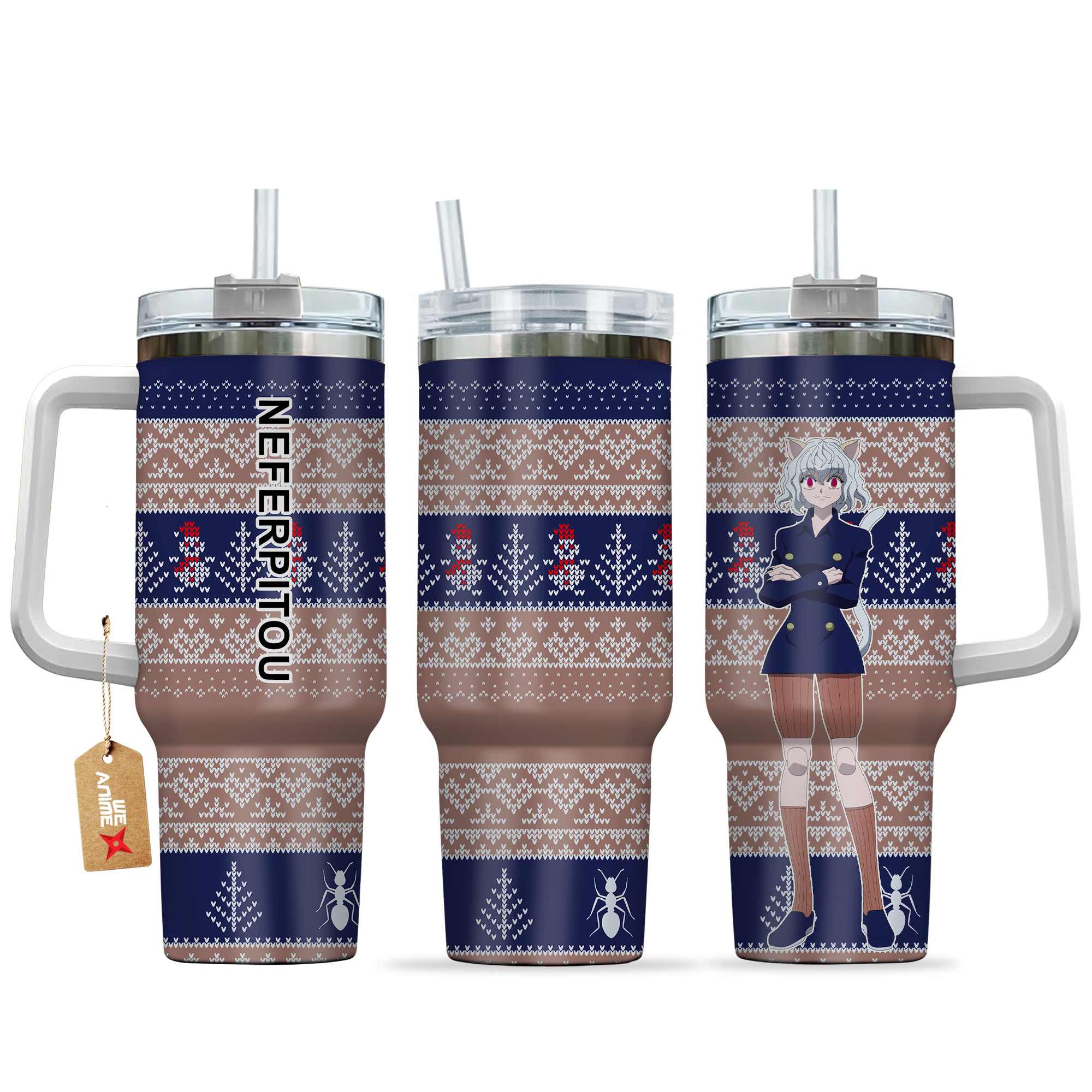 Neferpitou Hunter x Hunter Anime Custom Stanley Cup 40 oz 30 oz Tumbler With HandleTVC2301157