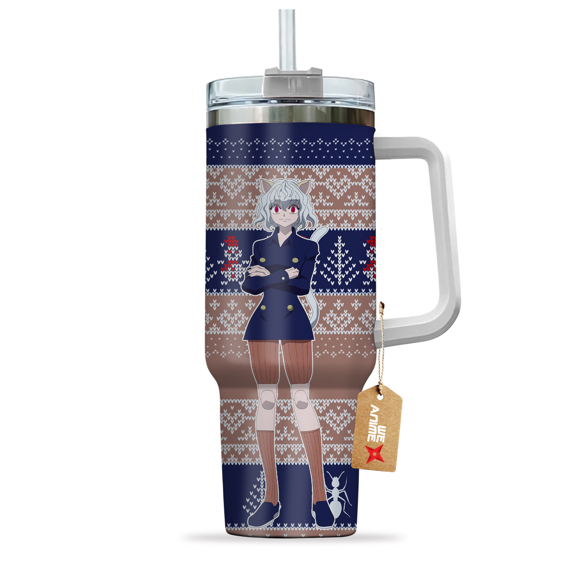 Neferpitou Hunter x Hunter Anime Custom Stanley Cup 40 oz 30 oz Tumbler With HandleTVC2301157 - Image 4