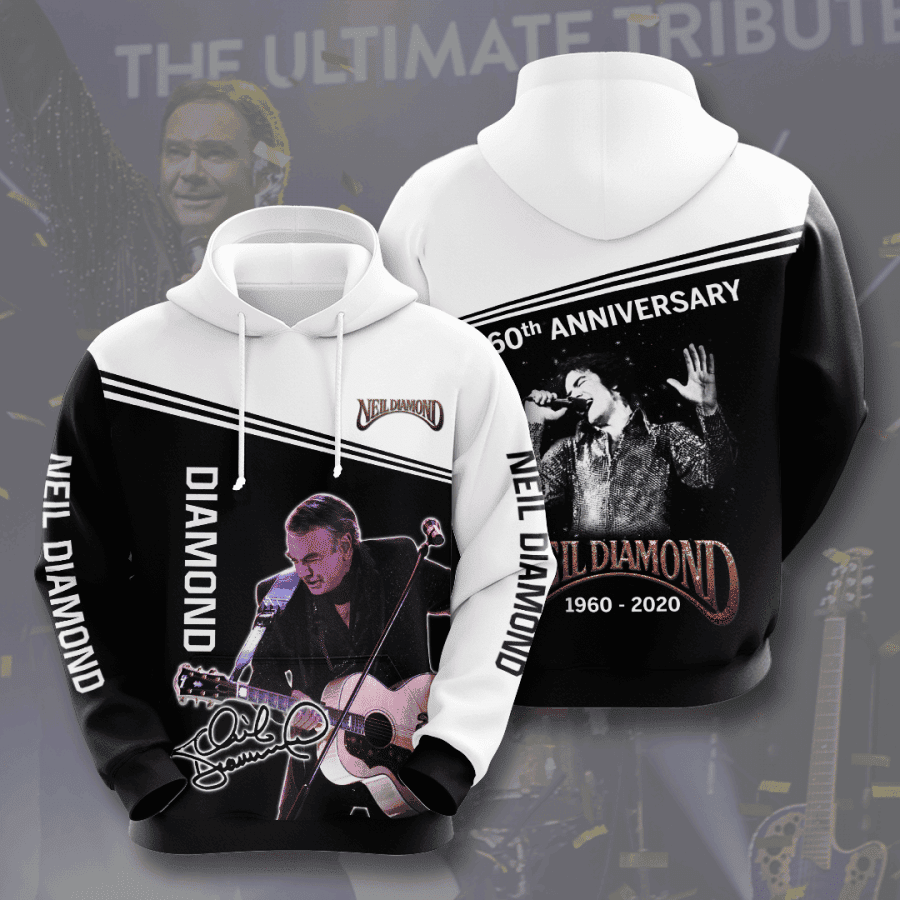 Neil Diamond 3D All Over Print Hoodie, Zip Hoodie