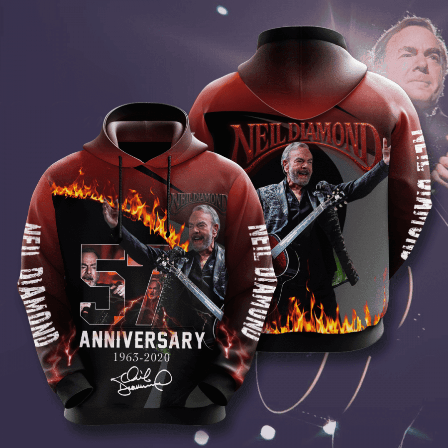 Neil Diamond 3D All Over Print Hoodie, Zip Hoodie