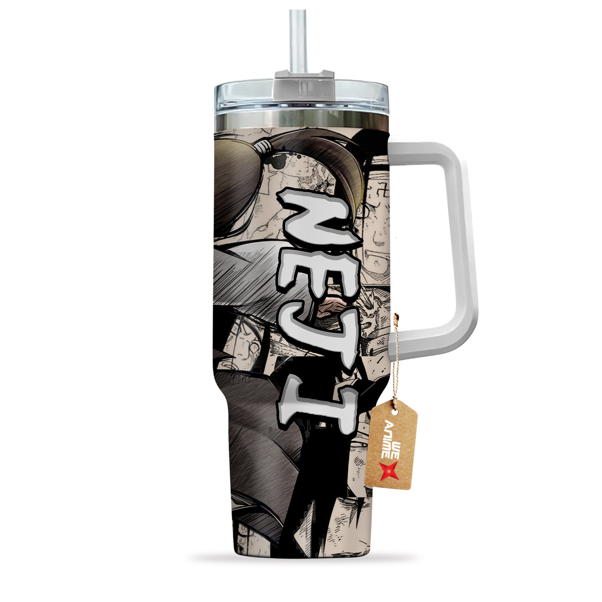Neji Hyuga Naruto Anime Custom Stanley Cup 40 oz 30 oz Tumbler With HandleTVC2301149 - Image 3