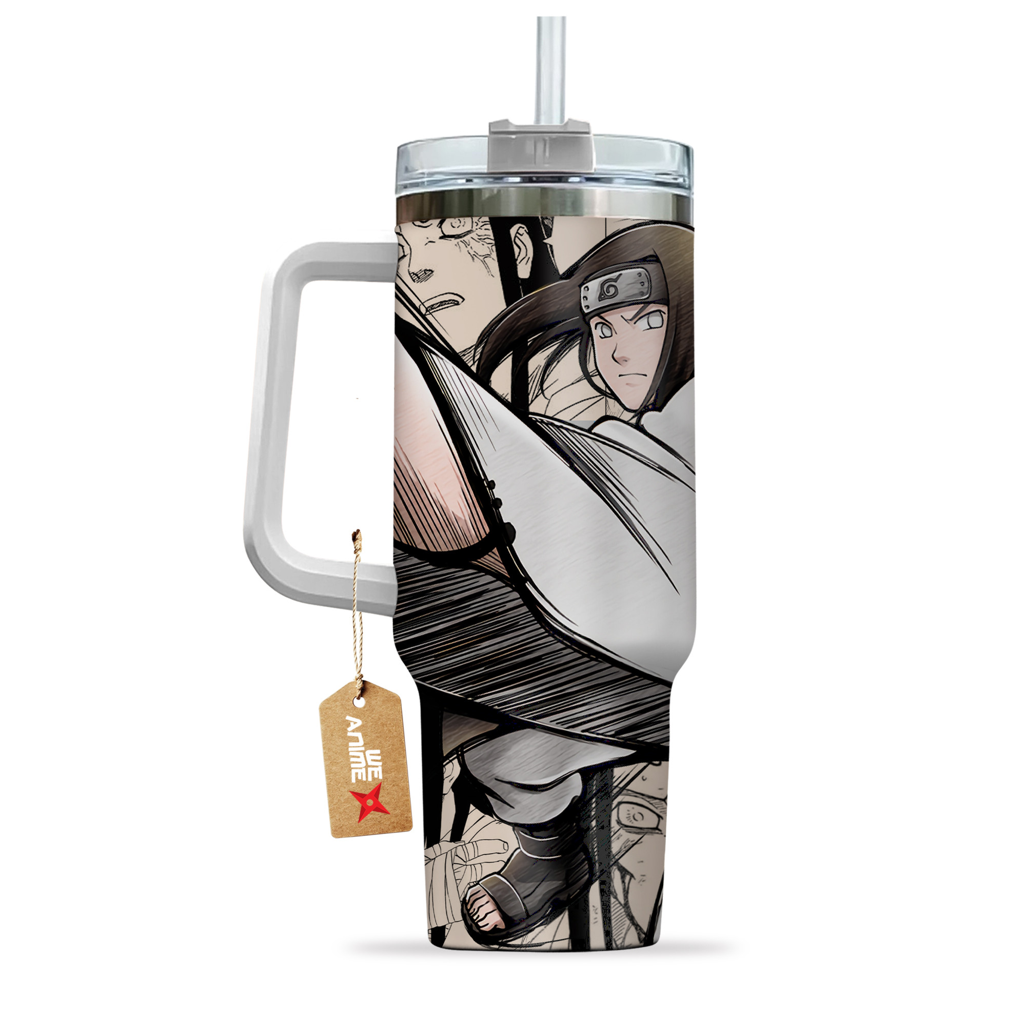 Neji Hyuga Naruto Anime Custom Stanley Cup 40 oz 30 oz Tumbler With HandleTVC2301149 - Image 4