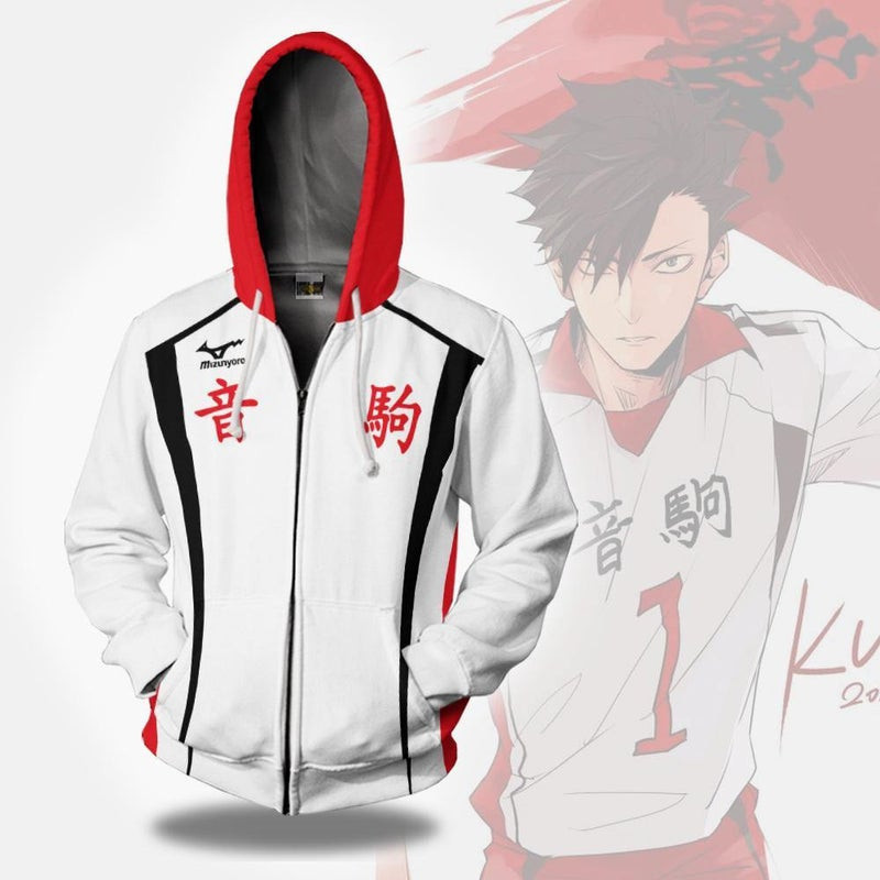 Nekoma High Libero Uniform Haikyuu 3D All Over Print Hoodie, Zip Hoodie