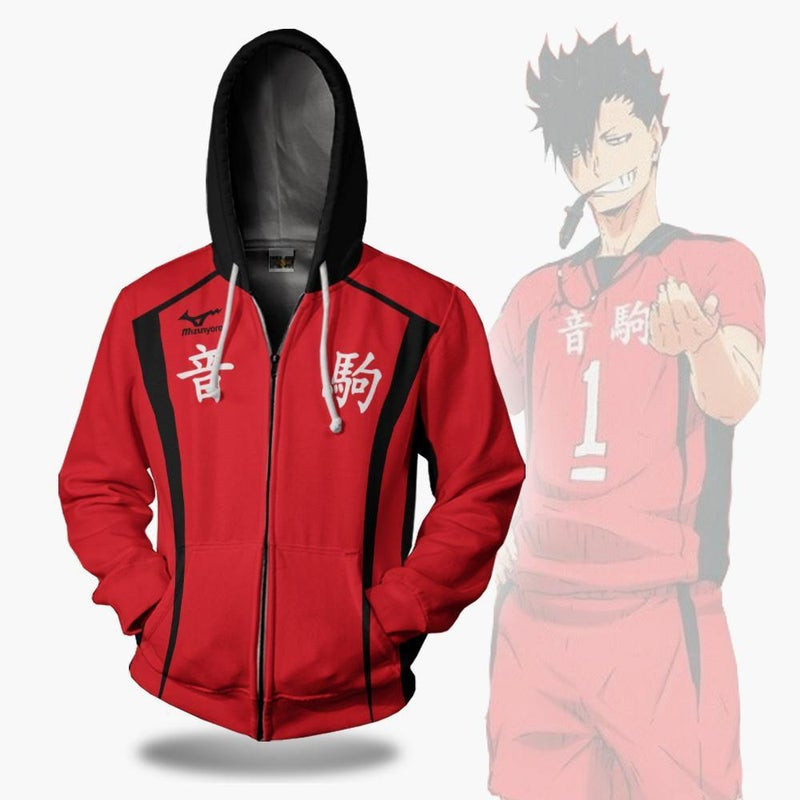 Nekoma High Uniform Haikyuu 3D All Over Print Hoodie, Zip Hoodie