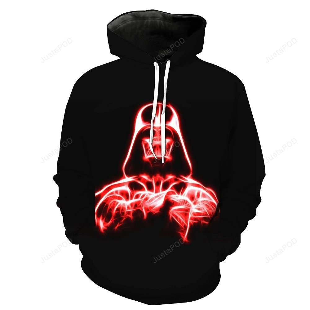 Neon Anakin Skywalker Darth Vader Star Wars 3D All Over Print Hoodie, Zip Hoodie