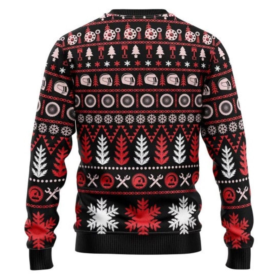 NEW! Braaap Moto Ugly Christmas Sweater, Braaap Ugly Sweater - Image 2