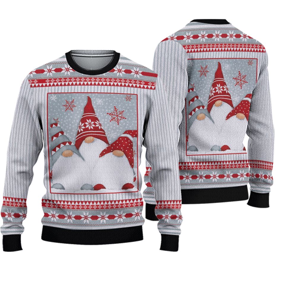 NEW! Gnome Christmas Ugly Christmas Sweater, Xmas Sweater