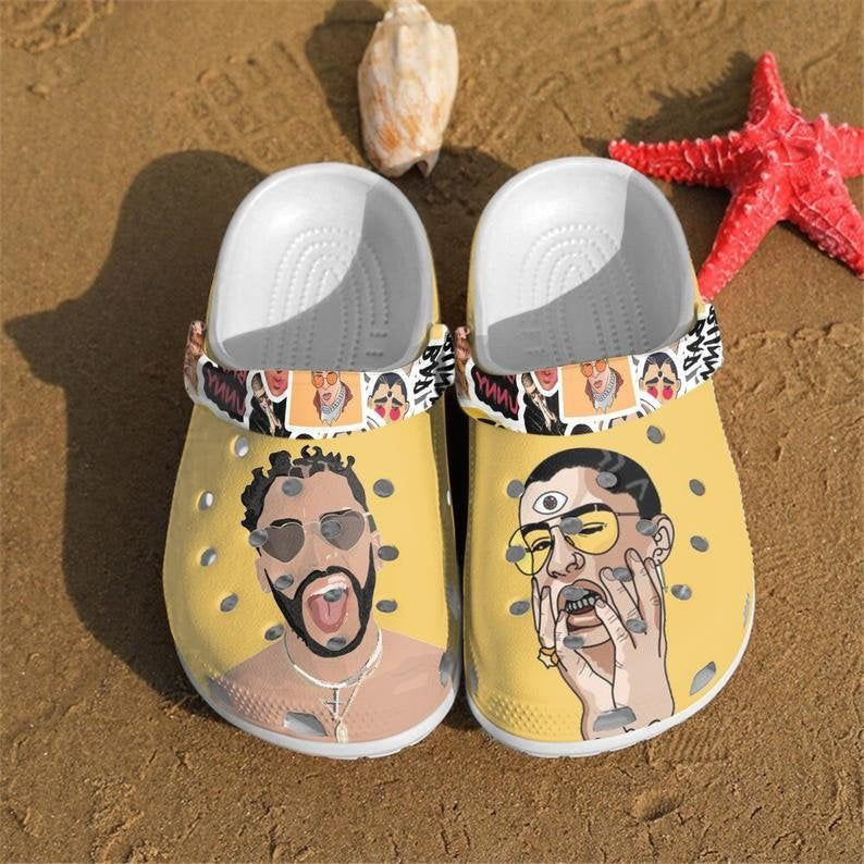 New Bad Bunny Comfortable Rubber clog Shoes Comfy Footwear