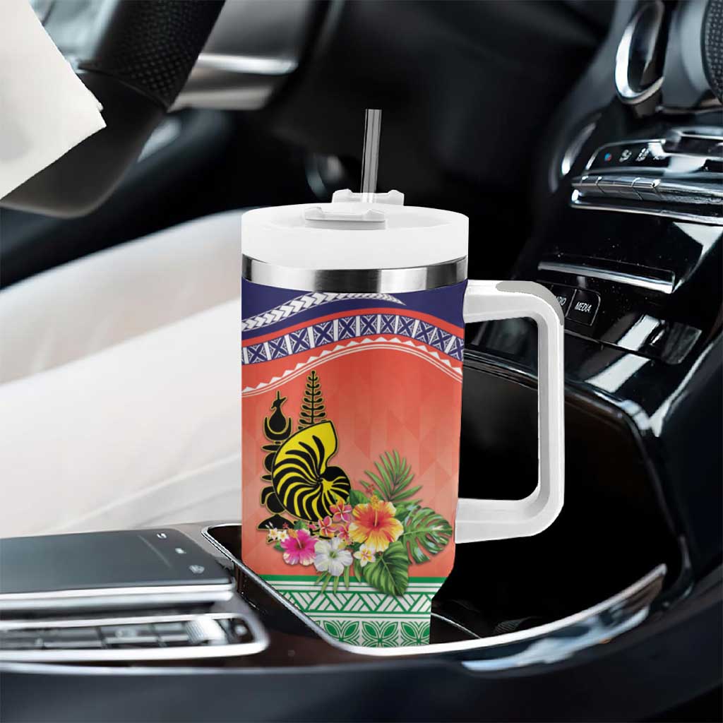 New Caledonia Nautilus Shell Polynesian Tropical Flowers Custom Stanley Cup 40 oz 30 oz Tumbler With HandleTVC2301391 - Image 8