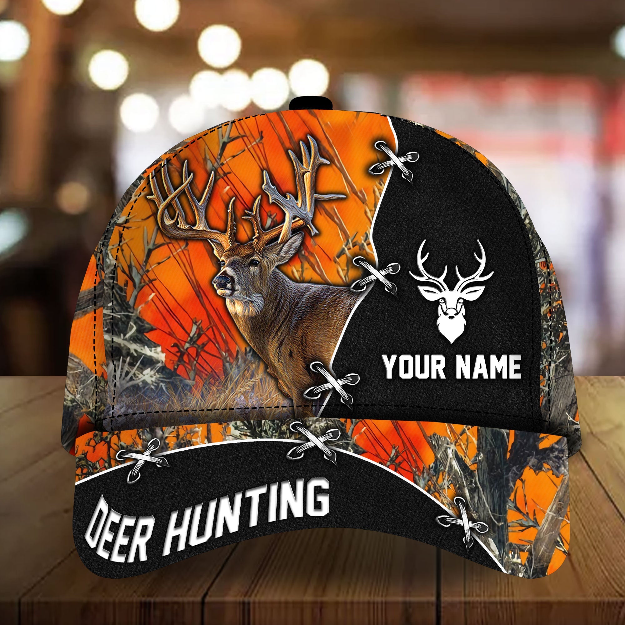 New Concept Deer Hunting Cap Technicolor Personalized Trucker Hats Custom Hats Gifts For Men & Women