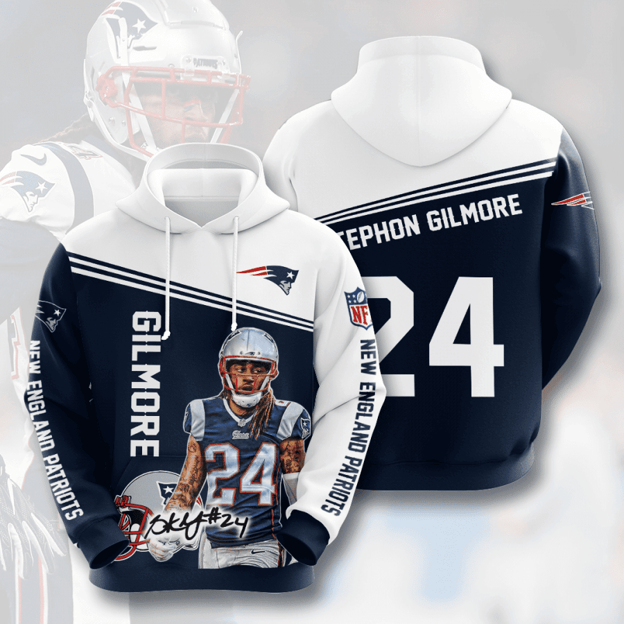 New England Patriots 3D All Over Print Hoodie, Zip Hoodie