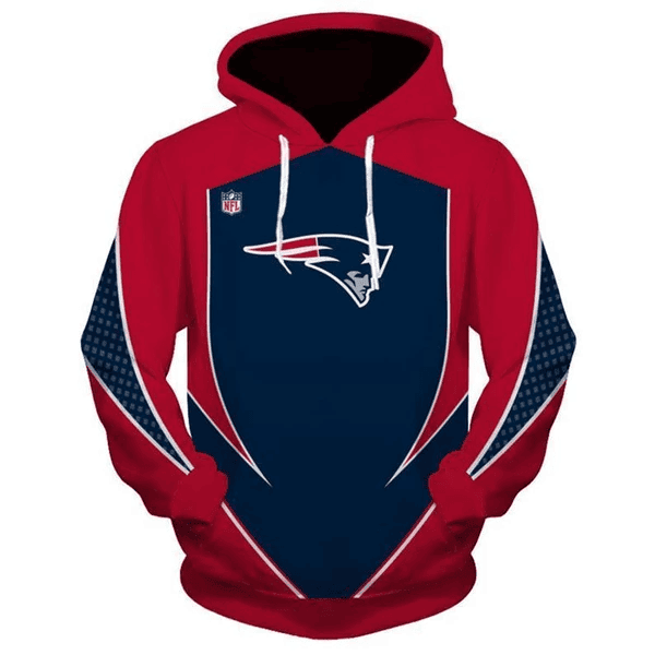 New England Patriots 3D All Over Print Hoodie, Zip Hoodie