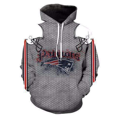 New England Patriots 3D All Over Print Hoodie, Zip Hoodie