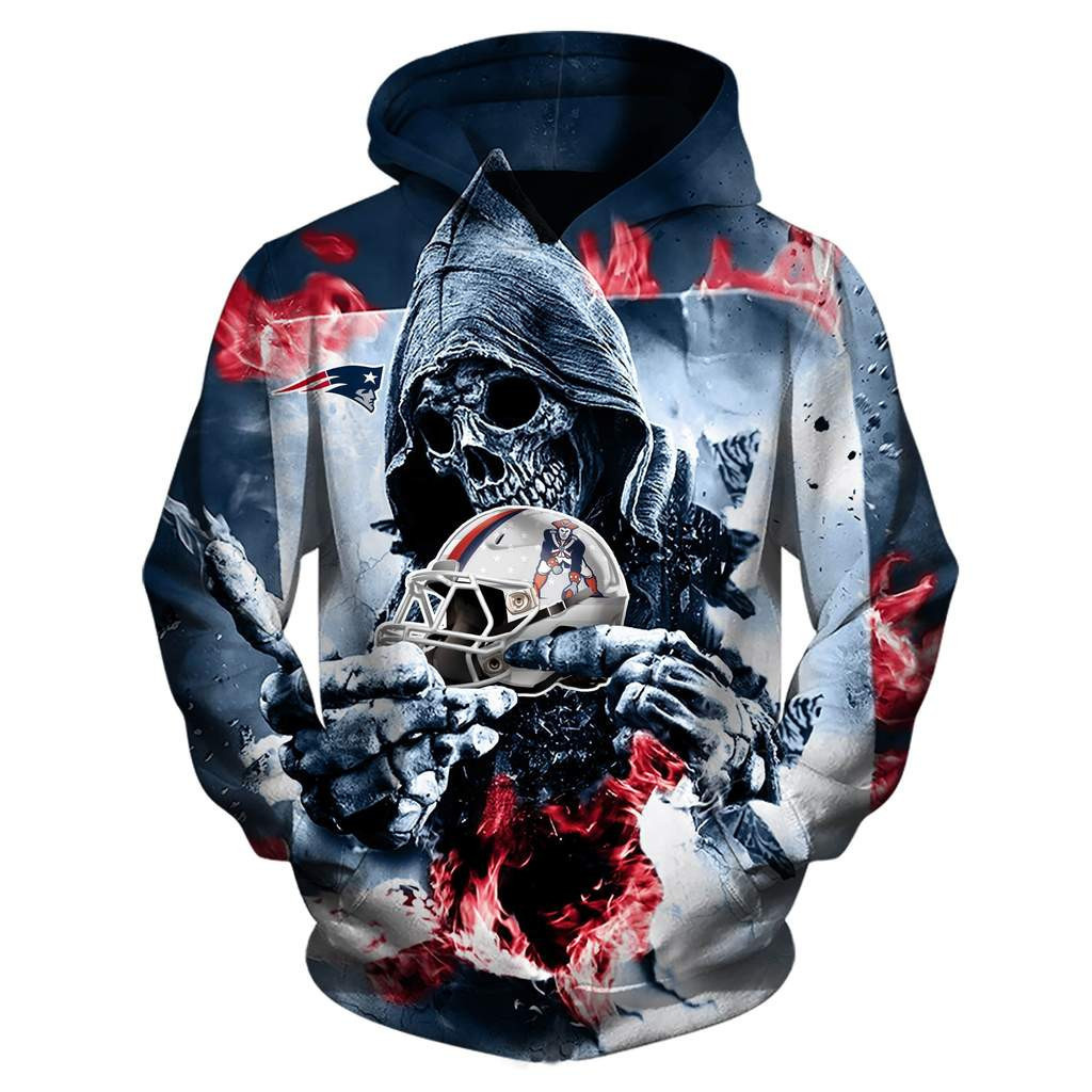New England Patriots 3D All Over Print Hoodie, Zip Hoodie