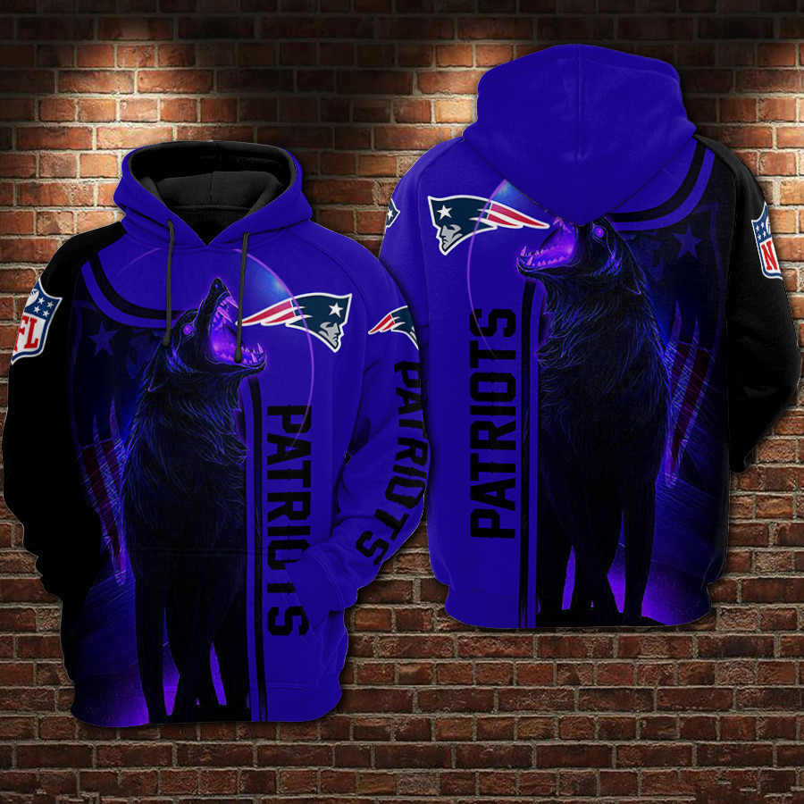 New England Patriots 3D All Over Print Hoodie, Zip Hoodie
