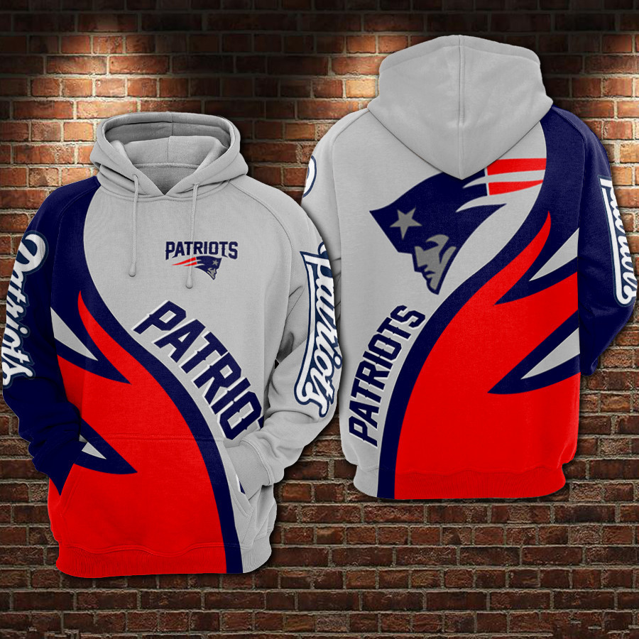 New England Patriots 3D All Over Print Hoodie, Zip Hoodie