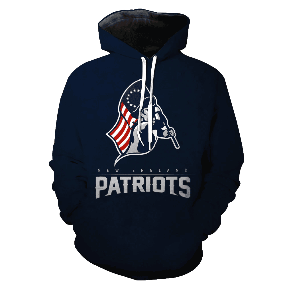 New England Patriots 3D All Over Print Hoodie, Zip Hoodie