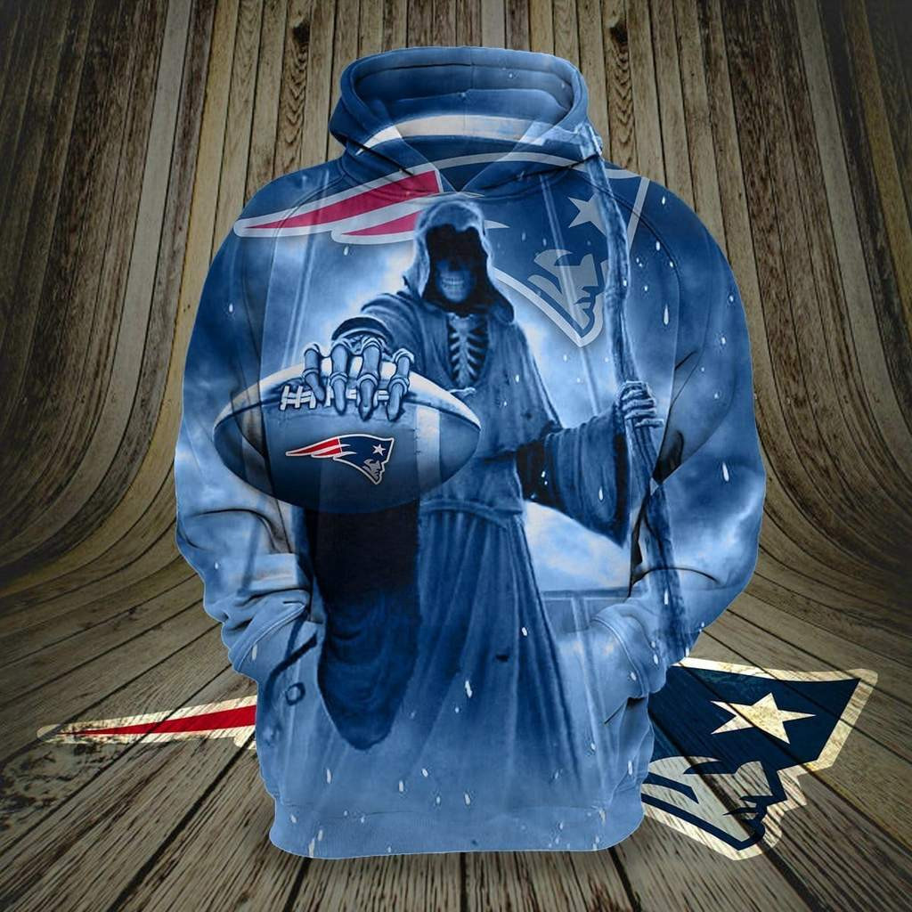 New England Patriots 3D All Over Print Hoodie, Zip Hoodie