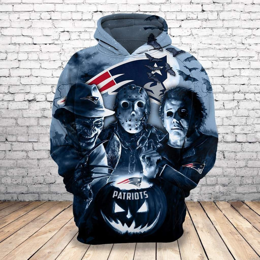 New England Patriots 3D All Over Print Hoodie, Zip Hoodie