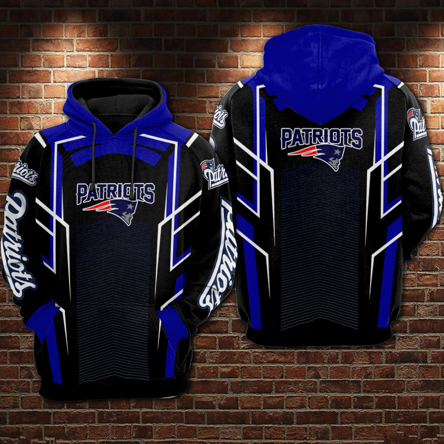 New England Patriots 3D All Over Print Hoodie, Zip Hoodie