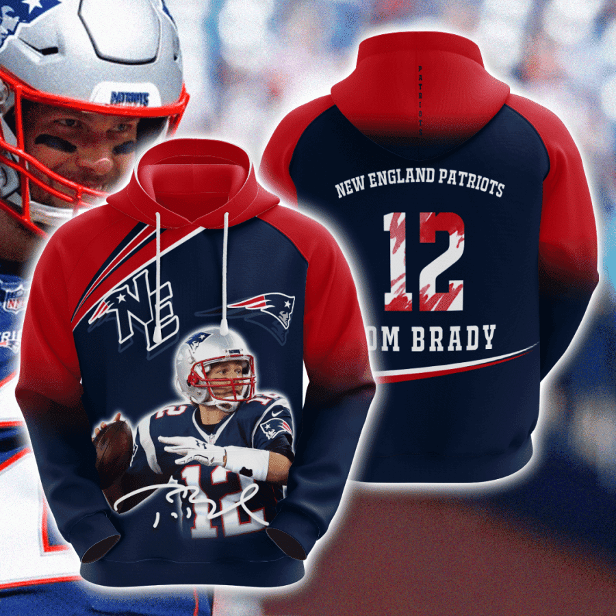 New England Patriots 3D All Over Print Hoodie, Zip Hoodie