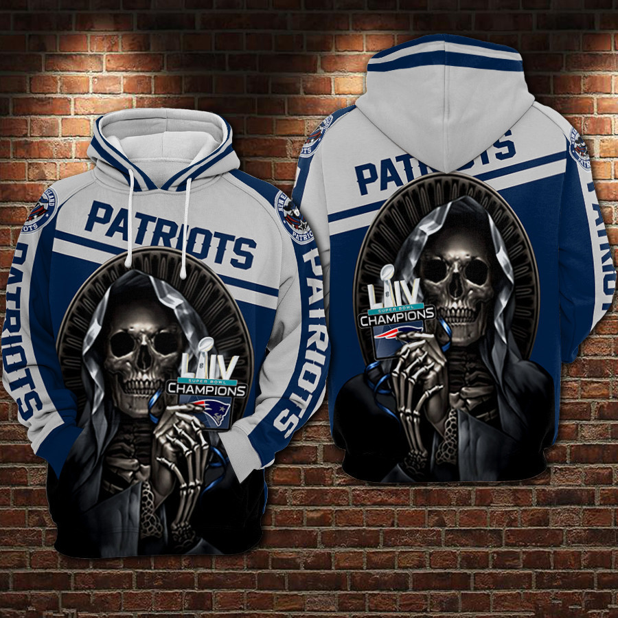 New England Patriots 3D All Over Print Hoodie, Zip Hoodie