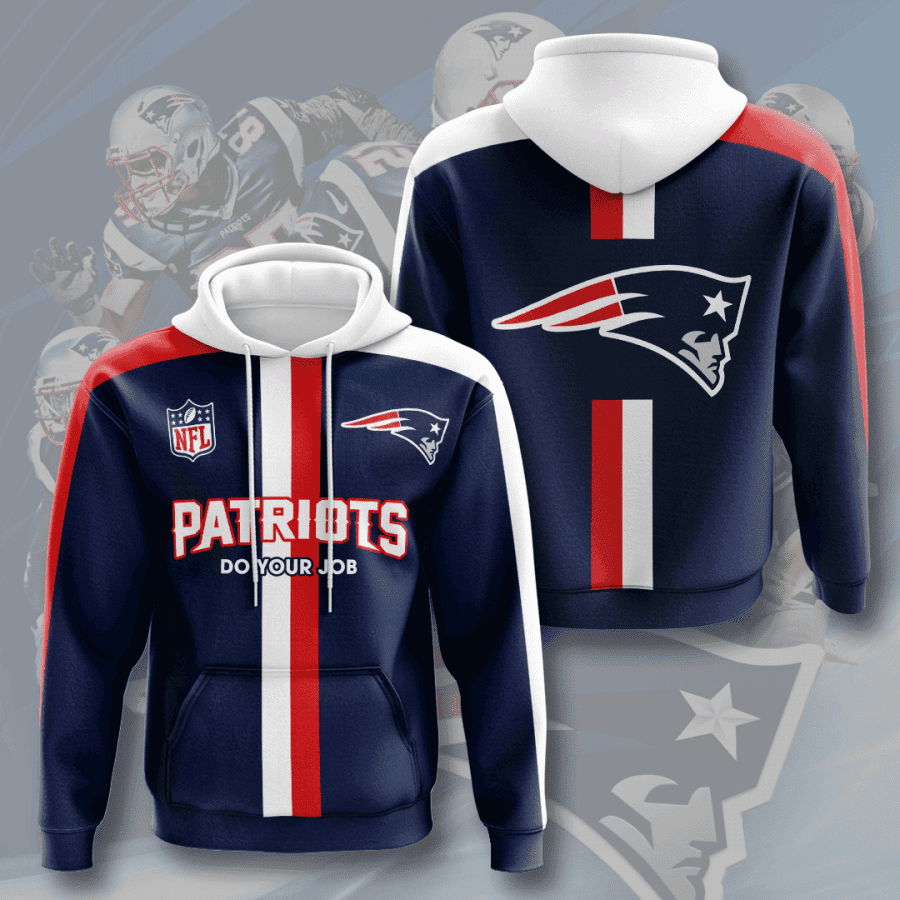New England Patriots 3D All Over Print Hoodie, Zip Hoodie