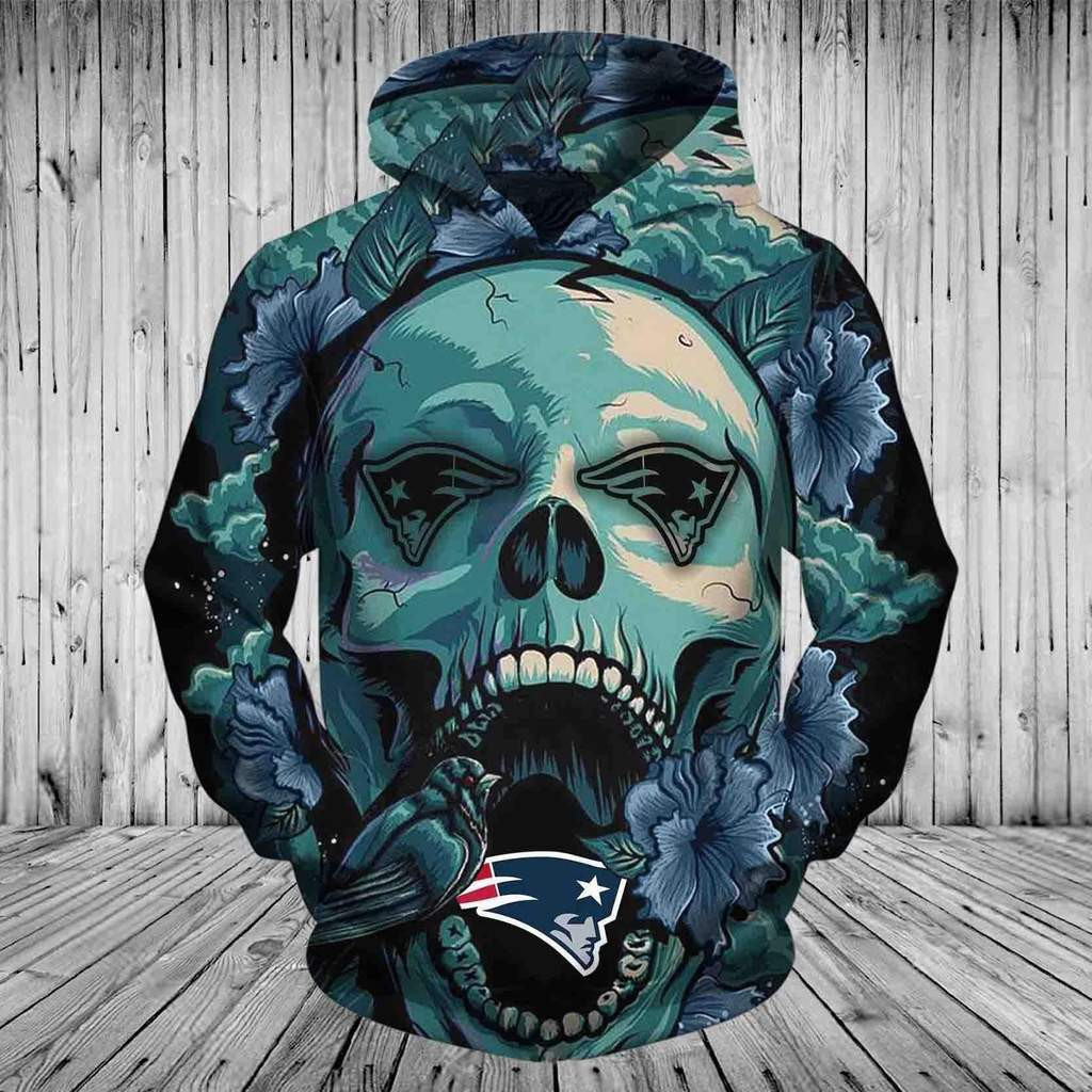 New England Patriots 3D All Over Print Hoodie, Zip Hoodie