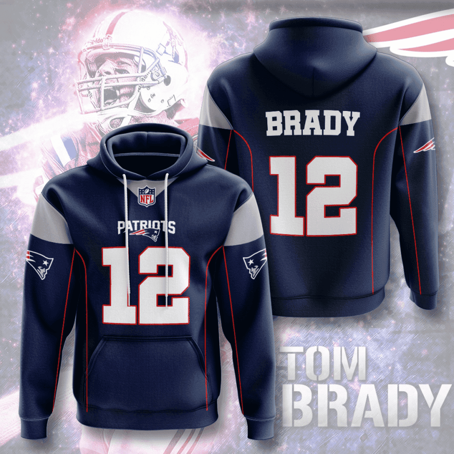 New England Patriots 3D All Over Print Hoodie, Zip Hoodie