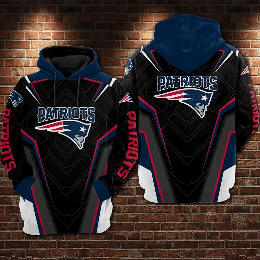 New England Patriots 3D All Over Print Hoodie, Zip Hoodie