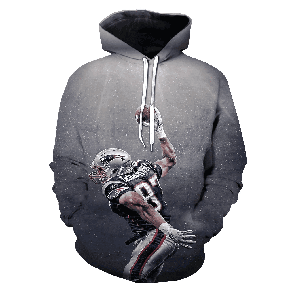 New England Patriots 3D All Over Print Hoodie, Zip Hoodie